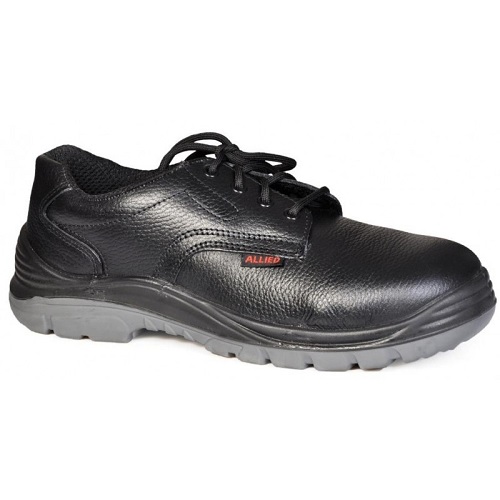 Allied Houston Black Steel Toe Safety Shoes, Size: 12